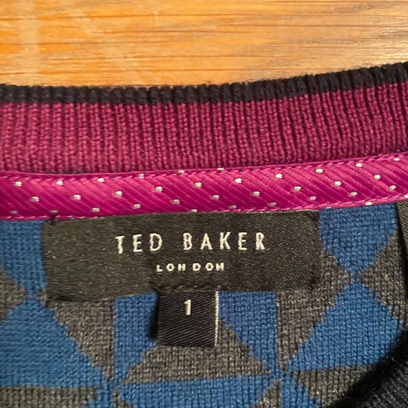 Ted Baker Patterned Sweater - Picture 4 of 5